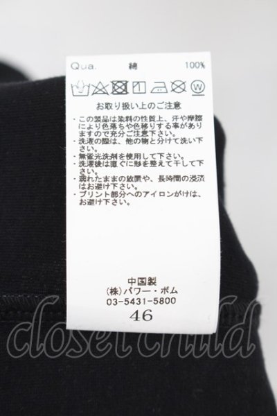 画像3: CIVARIZE / ジオメトリック総柄変形ロングTシャツ 46 ブラックｘホワイト O-24-08-29-030-CI-ts-YM-ZT213