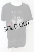 CIVARIZE / ウルフローズBIG Tシャツ 46 ブラック O-24-08-29-031-CI-ts-YM-OS