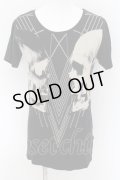 CIVARIZE / Rear ツインスカルプリントTシャツ 46 ブラック O-24-08-29-032-CI-ts-YM-OS