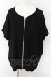 画像1: CIVARIZE / Mass ビッグニットwithジッパートップス F ブラック O-24-09-02-035-CI-to-YM-ZT213 (1)