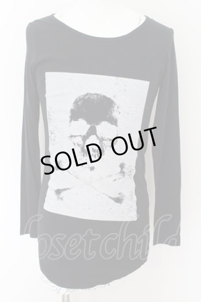 画像1: CIVARIZE / スカルプリントTシャツ＆総柄タンクトップ2P SET 44 ブラックｘホワイト O-24-09-02-038-CI-to-YM-OS (1)