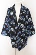 画像1: CIVARIZE / 着物テーラードジャケット 46 ブラックｘブルー O-24-09-02-048-CI-ja-YM-ZS (1)
