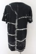 画像2: CIVARIZE / Rustyタイダイ染め加工Tシャツ 44 ブラック O-24-09-02-053-CI-ts-YM-ZT220 (2)
