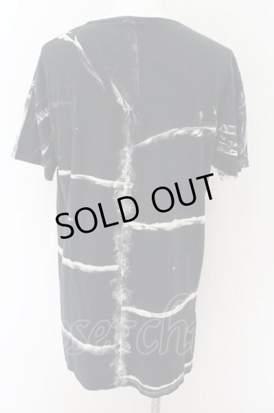 画像2: CIVARIZE / Rustyタイダイ染め加工Tシャツ 44 ブラック O-24-09-02-053-CI-ts-YM-ZT220 (2)