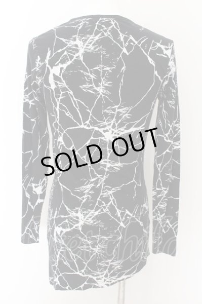 画像2: CIVARIZE / Destruction アシンメトリー変形カットソー 44 ブラック O-24-09-02-057-CI-to-YM-OS (2)