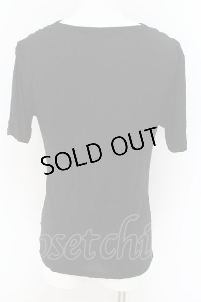 画像2: TORNADO MART / プリントドレープTシャツ M ブラック O-24-09-02-006-TO-ts-YM-OS (2)