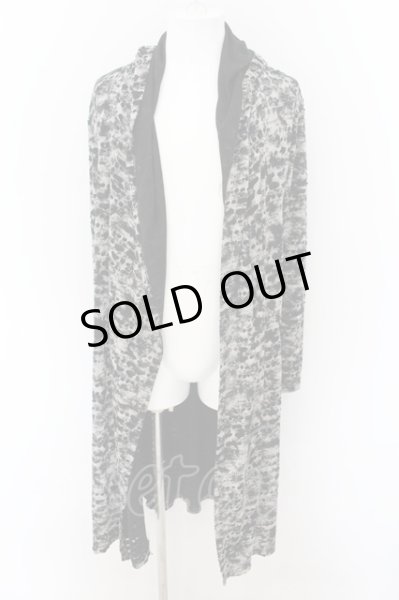 画像3: CIVARIZE / Bullet フード付きクラッシュ加工トッパーカーディガン 44 ブラック O-24-09-02-060-CI-to-YM-OS (3)