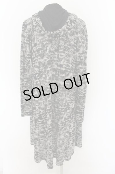 画像4: CIVARIZE / Bullet フード付きクラッシュ加工トッパーカーディガン 44 ブラック O-24-09-02-060-CI-to-YM-OS (4)