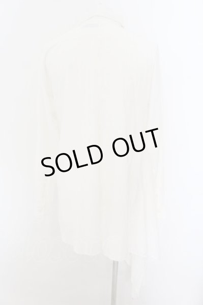 画像2: CIVARIZE / フェイクレイヤードアシメデザインシャツ 44 ホワイト O-24-09-02-061-CI-sh-YM-OS (2)