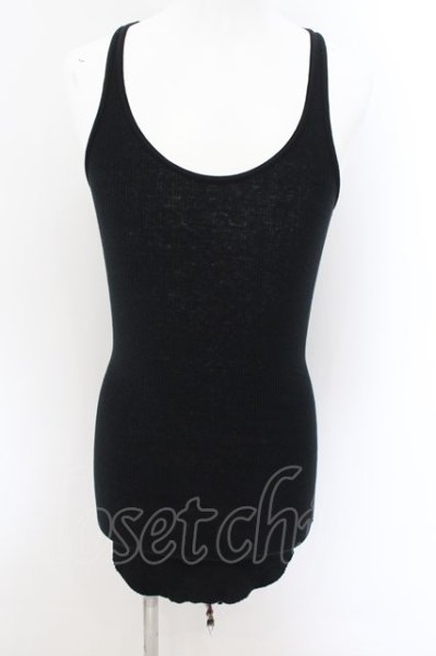 画像3: LGB / BACK CROSS FEATHER/TK1　タンクトップ 2 ブラック O-24-09-02-072-LG-to-YM-ZT213 (3)