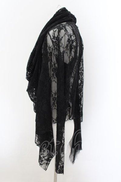 画像2: IFSIXWASNINE / WILD HORSE/MINI　総レースカーディガン 1 ブラック O-24-09-02-074-IF-to-YM-ZT382 (2)