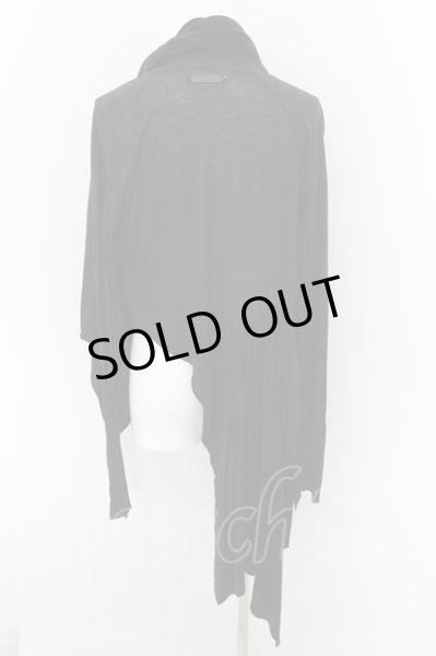 画像4: IFSIXWASNINE / WILD HORSE/MINI　スリット袖カーディガン 0 ブラック O-24-09-02-075-IF-to-YM-OS (4)