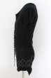 画像2: IFSIXWASNINE / LACE UP/HS　ストライプ　Tシャツ レディース3 ブラック O-24-09-02-080-IF-to-YM-ZT327 (2)