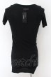 画像3: IFSIXWASNINE / LACE UP/HS　ストライプ　Tシャツ レディース3 ブラック O-24-09-02-080-IF-to-YM-ZT327 (3)