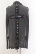 画像1: LGB / BACK CROSS FEATHER/CARDI-1　カーディガン 0 グレー O-24-09-02-082-LG-to-YM-ZT380 (1)
