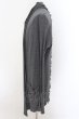 画像3: LGB / BACK CROSS FEATHER/CARDI-1　カーディガン 0 グレー O-24-09-02-082-LG-to-YM-ZT380 (3)