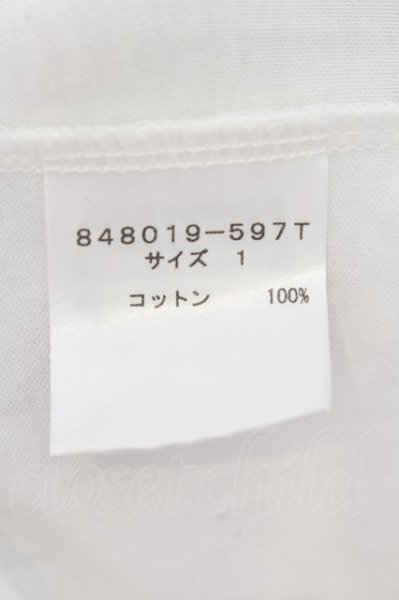 画像3: NO ID. / ロイヤルクールTシャツ 1 ホワイト O-24-09-02-001-NO-ts-YM-ZT223 (3)