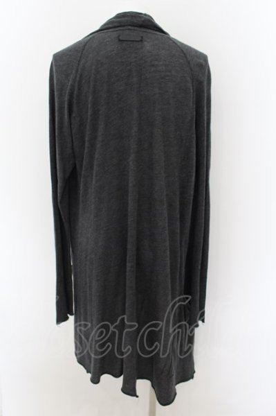 画像3: IFSIXWASNINE / CARDI-1/M【メンズ1】マイクロジャガードチェック カーディガン 1 グレー O-24-09-02-083-IF-to-YM-ZT382 (3)