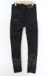 画像5: LGB / ST103-B2ND/M【メンズ28】  ディファレントレザーリペアデニムパンツ 28 ブラック O-24-09-02-088-LG-pa-YM-OS (5)