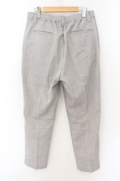 画像2: Zero by TORNADO MART / タックリネンパンツ LL グレー O-24-09-02-096-Ze-pa-YM-ZT211 (2)