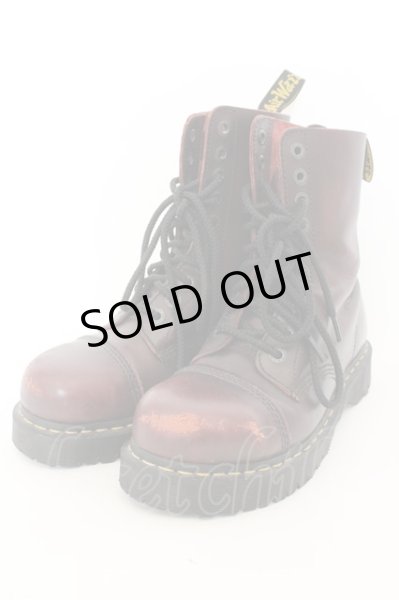 画像1: Dr.martens / STEEL TOE 10ホールブーツ EU38（約24.5〜25.0） レッド O-24-09-02-098-Dr-sho-YM-ZT-S004 (1)