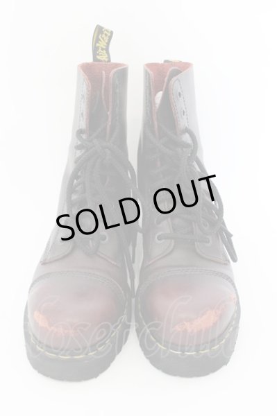 画像2: Dr.martens / STEEL TOE 10ホールブーツ EU38（約24.5〜25.0） レッド O-24-09-02-098-Dr-sho-YM-ZT-S004 (2)