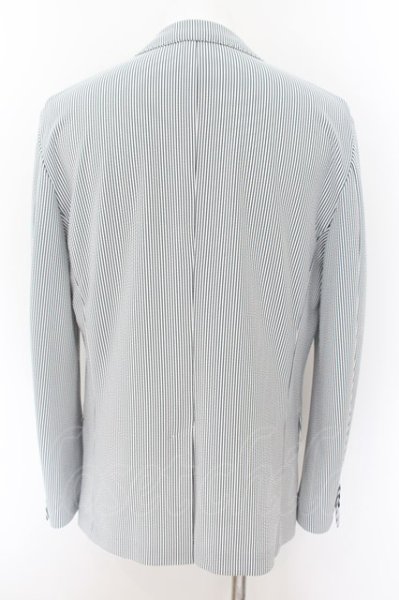 画像2: Zero by TORNADO MART / トリコット2WAYストレッチサッカージャケット LL ホワイト O-24-09-02-016-Ze-ja-YM-ZT224 (2)