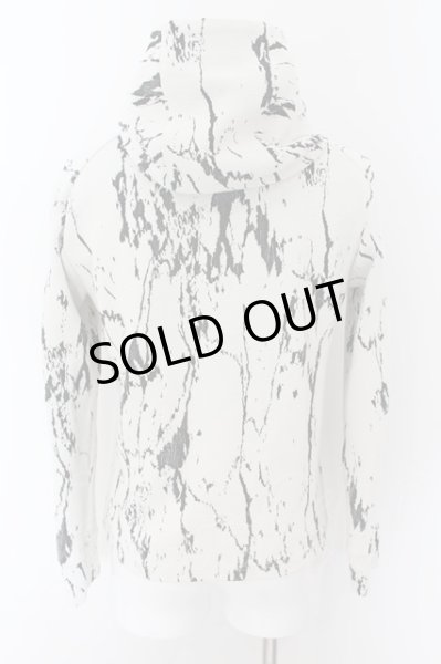 画像2: TORNADO MART / クラックジャガードハイネックパーカー LL ホワイト O-24-09-02-020-TO-to-YM-ZT224 (2)