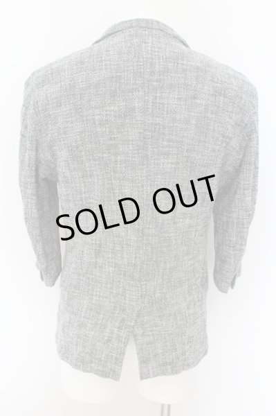 画像2: Zero by TORNADO MART / BONOTTOサマーツィード7分ジャケット LL グレー O-24-09-02-021-Ze-ja-YM-ZT180 (2)