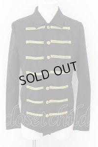 CIVARIZE / Chapel ナポレオンシャツジャケット 44 ブラックｘゴールド O-24-09-02-028-CI-ja-YM-OS