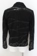 画像2: CIVARIZE / Transcend 加工デニムライダースジャケット 46 ブラック O-24-09-07-043-CI-ja-YM-ZY (2)