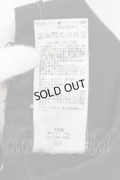 画像3: 【WINTERセール】CIVARIZE / Transcend 加工デニムライダースジャケット 46 ブラック O-24-09-07-043-CI-ja-YM-ZY