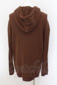 画像2: 【WINTERセール】NO ID. / ワッフルZIPパーカー 2 ブラウン O-24-09-07-045-NO-to-YM-ZT126 (2)