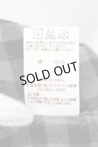 画像3: AKM / × Wrangler チェクウエスタンシャツ L ブラック O-24-09-07-051-AK-sh-YM-ZT144 (3)