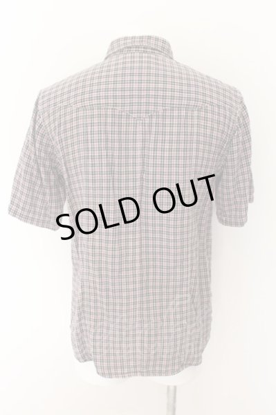 画像2: AKM / × Wrangler チェクウエスタン半袖シャツ L ピンク O-24-09-07-052-AK-sh-YM-ZT144 (2)