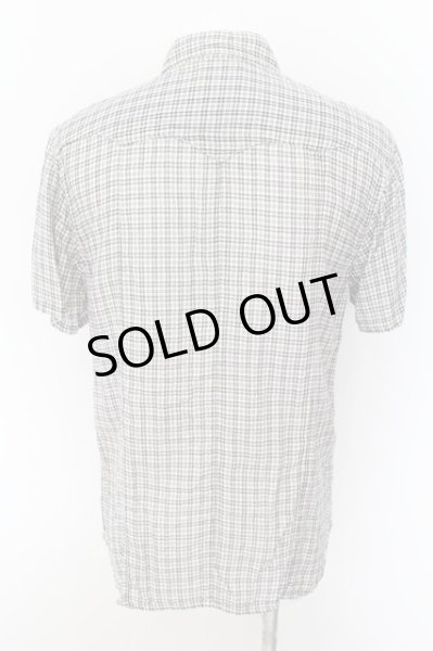 画像2: AKM / × Wrangler チェクウエスタン半袖シャツ L グレー O-24-09-07-053-AK-sh-YM-ZT144 (2)