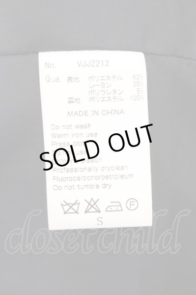 画像3: VANQUISH / ノッチドラペル2Bテーラードジャケット S ブラック O-24-09-07-055-VA-ja-YM-ZT144 (3)