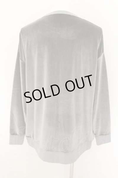 画像2: NO ID. / ベロアジャージC/Nプルオーバー ONE グレー O-24-09-07-056-NO-to-YM-ZT144 (2)