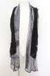 画像1: CIVARIZE / Apex ナポレオン変形ジレ+ノースリブシフォンガウン 44 ブラックxグレー O-24-09-07-006-CI-to-YM-OS (1)