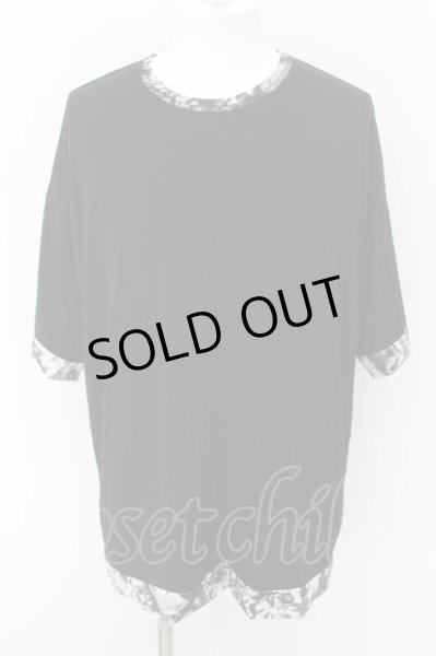 画像3: NO ID. / リバーシブルBIG Tシャツ  ブラック O-24-09-07-059-NO-ts-YM-ZT026 (3)