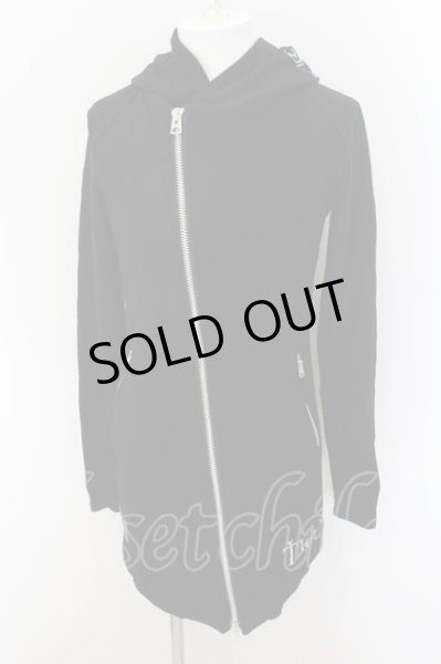 画像2: CIVARIZE / NIGHTMARE　Ni-yaコラボパーカー 44 ブラックｘホワイト O-24-09-07-001-CI-to-YM-ZS (2)