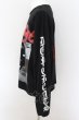 画像2: BLACK MORAL / URUHA produce LONG SLEEVE カットソー  ブラック O-24-09-07-078-BL-to-YM-ZT106 (2)