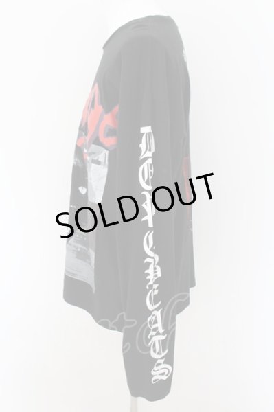 画像2: BLACK MORAL / URUHA produce LONG SLEEVE カットソー  ブラック O-24-09-07-078-BL-to-YM-ZT106 (2)