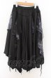 画像1: CIVARIZE / レイヤードワイドパンツ F ブラックxブルー O-24-09-07-080-CI-pa-YM-ZT0915 (1)