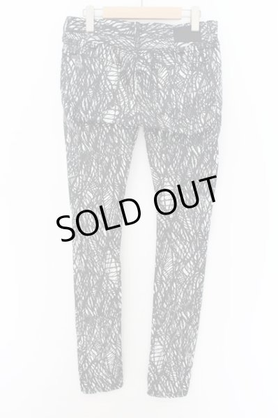 画像2: CIVARIZE / Flock 総柄スキニーパンツ 44 ホワイト O-24-09-07-085-CI-pa-YM-ZT150 (2)