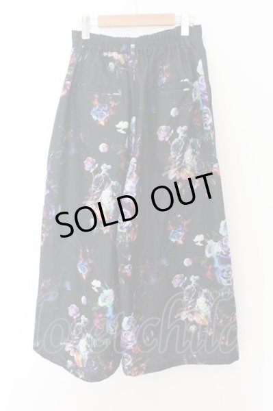 画像2: CIVARIZE / Marieプリーツ付きワイドパンツ 44 マルチｘブラック O-24-09-07-086-CI-pa-YM-ZT150 (2)