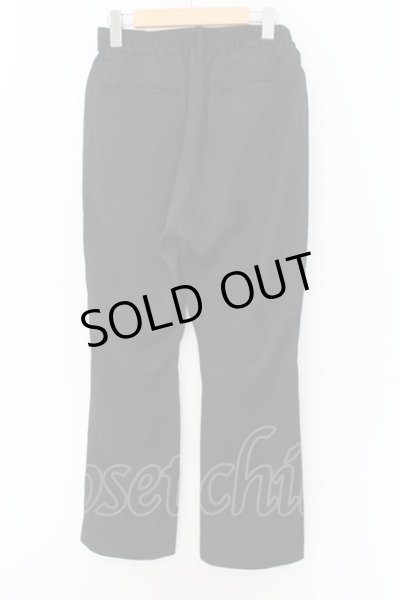 画像2: NO ID. / リンクルフレアパンツ 1 ブラック O-24-09-07-091-NO-pa-YM-ZT150 (2)