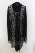 画像2: CIVARIZE / Destroy 総フラワーレースジップアップパーカー 44 ブラック O-24-09-07-010-CI-to-YM-ZT207 (2)