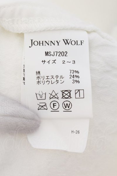 画像3: JOHNNY WOLF / BING CROSBY-BOTANICAL ボタニカルジャガードテーラードジャケット 2-3 ホワイト O-24-09-07-101-JO-ja-YM-ZT125 (3)