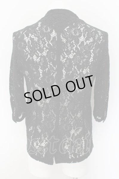 画像2: CIVARIZE / Gimlet 総レース6分袖テーラードジャケット 44 ブラック O-24-09-07-011-CI-ja-YM-OS (2)